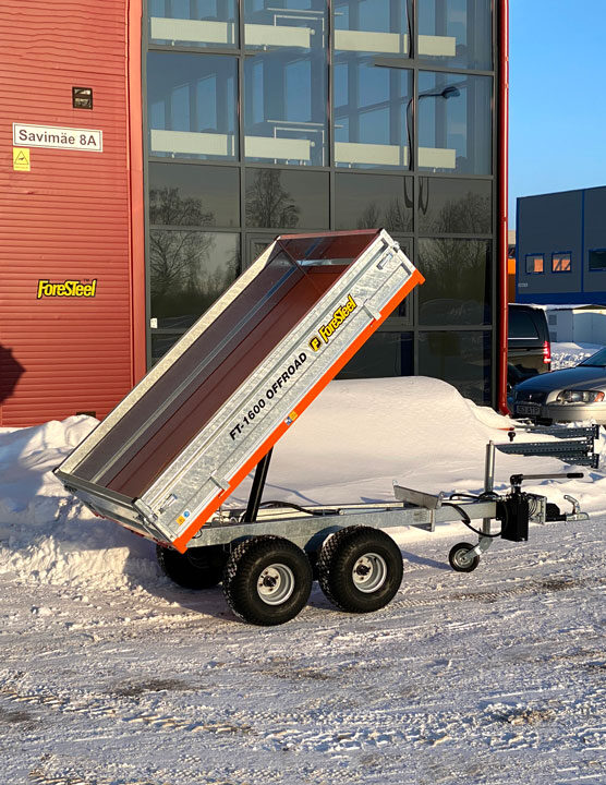 FT-1600 OFFROAD Tipping Trailer