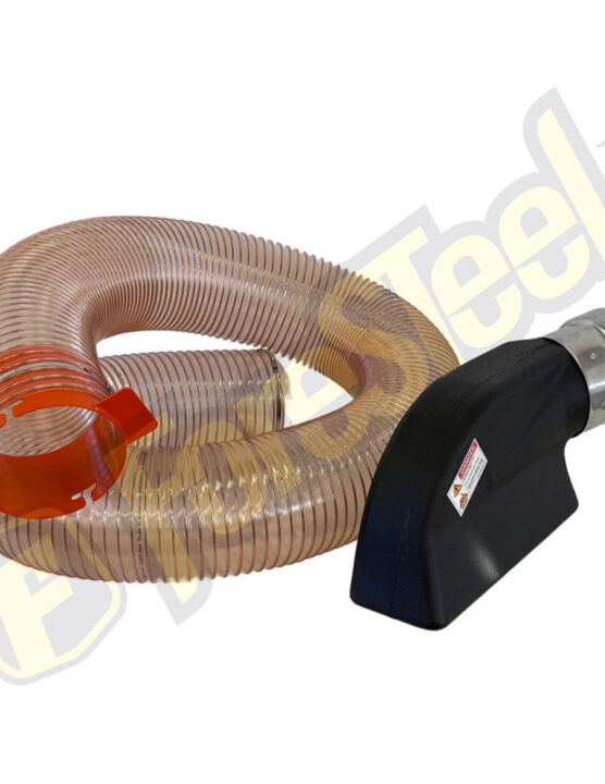 Mowing deck adapter set with 3.5 m suction hose